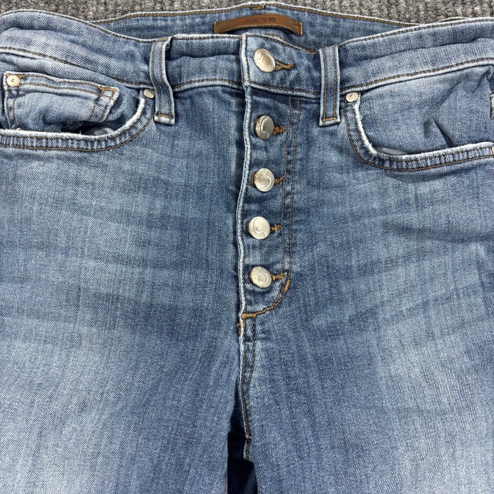 Joe's Jeans The Charlie Skinny Ankle Women Size 27 Blue High Rise Button Fly